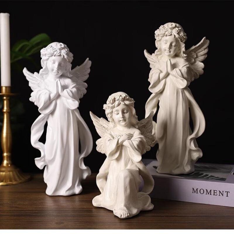 Nordic Praying Angel Sculpture