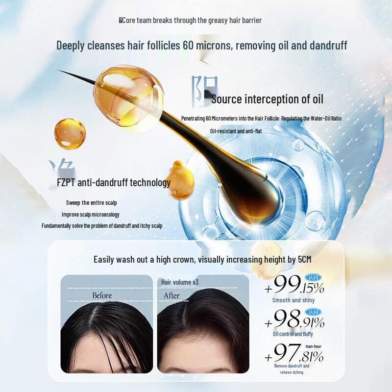 Korean Five Grains Anti-Dandruff Oil Control Volumizing Shampoo