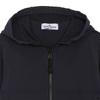STONE ISLAND Jacket Kids Solid Color Hooded Zipper Long Sleeve Navy Blue Kids Jackets 781660842-V0020