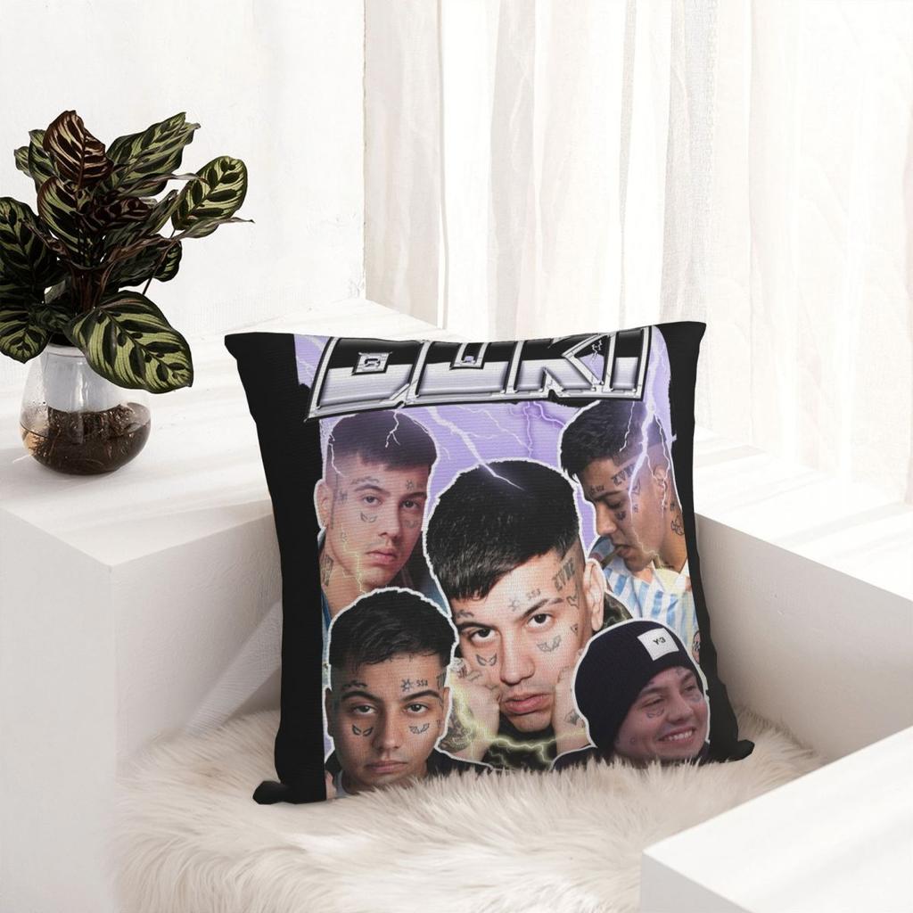 Duki Singer Rapper Pillowcase Soft Polyester Cushion Cover Decoration Pillow Case Cover Bed Square 40*40cm