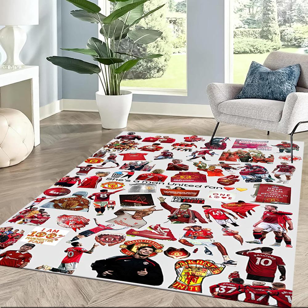 Manchester Floor Mat Suitable For Game Room Dormitory Outdoor Dining Room Antislip Carpet Anime Office Decor