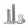 M8/M10 T-Bolt Kit 304 Stainless Steel (A2-70) - T-Screws Locking Tooth Flange Nuts - for Solar Panel Mounting PV Rails Greenhous
