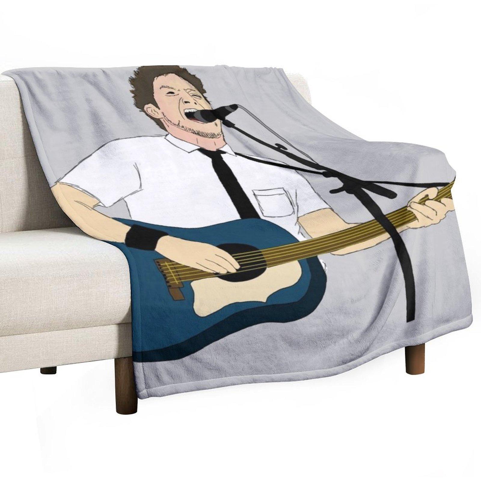 Frank Turner Throw Blanket blankets ands heavy to sleep Personalized Gift Designers Blankets 30x40in