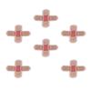 10pcs Brown Iron On Patch Bandage Design Applique Patch Funny Embroidered Patch  For Clothing Repair