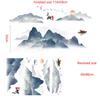 Chinese Ink Landscape Self Adhesive Wallpaper for Bedroom Office Study Living Room Wall Decor Home Sticker