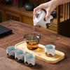 WuShiYuan Distant Mountain Ceramic Travel Tea Set