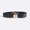 J Simple and Versatile Crocodile Pattern Waist Seal Atmospheric and Fashionable Ladies Wide Belt