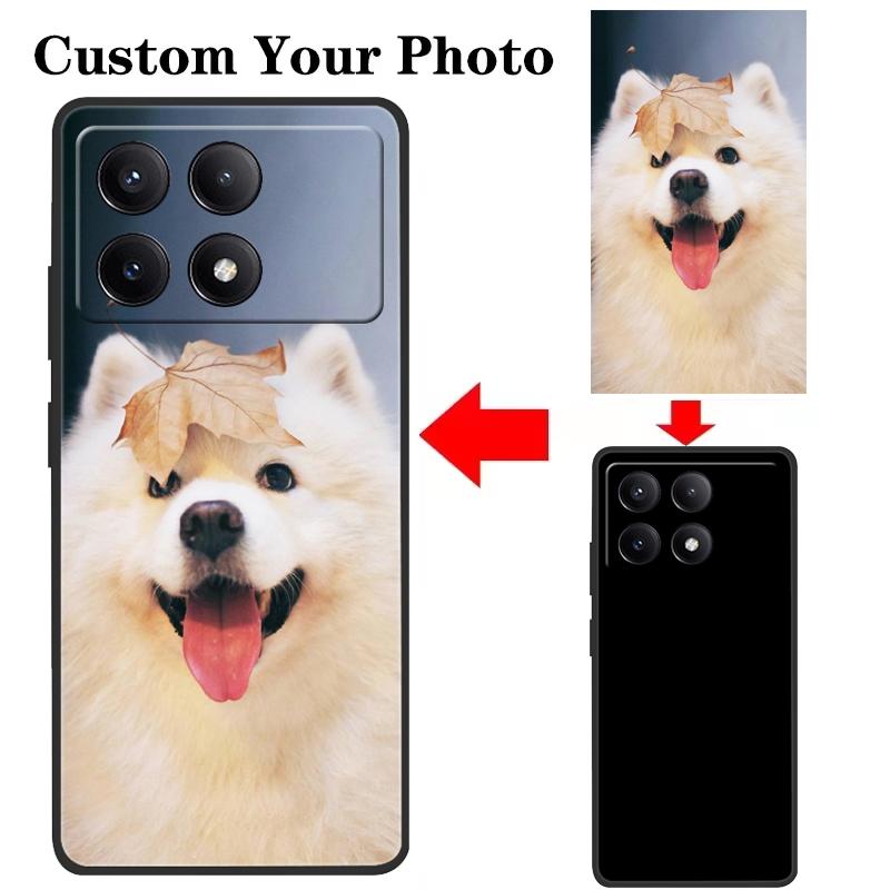 Customized Phone Cases for Poco X6 Pro Neo Back Cover DIY Photo Picture Design For Poco F7 X7 Pro Case Redmi K70 Pro A5 NFC Capa