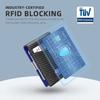 Rfid Carbon Fiber Card Holder Wallets Men Business Small Slim Mini Money Bag Bifold Leather Wallets for Men Male Vallet