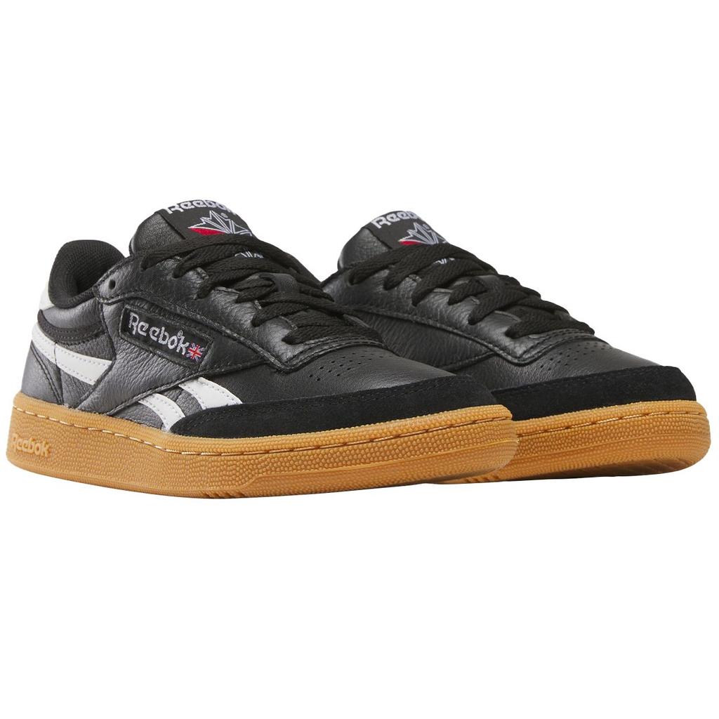 Reebok Club C Revenge Vintage Black Gum Men Sneakers White 100202317