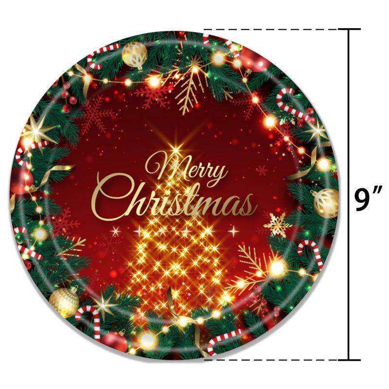 Christmas Party Decoration, Disposable Tableware Set, Children's Christmas-themed Decoration, Party Gifts