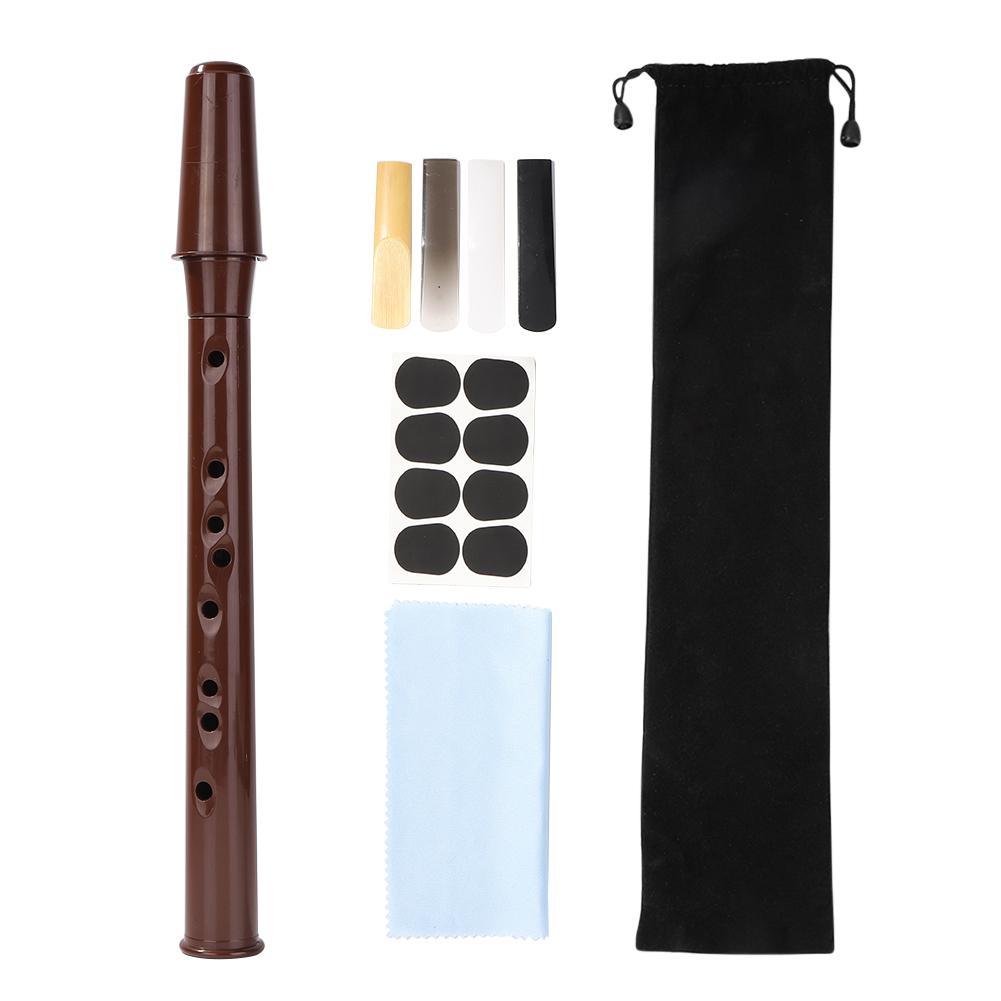 8- Hole Portable Saxophone Lightweight Compact Saxophone ABS Mini Saxophone Instrument Woodwind Musical Instruments Accessories
