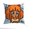 O-Ongezellig Mymy Yana pillowcase casual style decoration, suitable for home decoration (excluding pillow core)