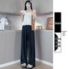 Milk Puff Women's High Waist Wide Leg Sports Pants - Slimming Lazy Style (Spring/Autumn 2026)