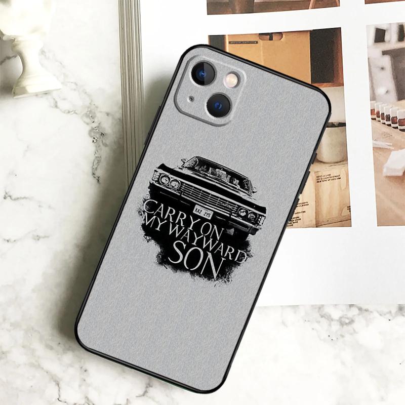 

Supernatural CARRY ON WAYWARD SONS Phone Case For iPhone 17 16 14 13 12 11 15 Pro Max Plus 12 13 Mini 16e 17 Air Cover Coque iPhone 16 Pro