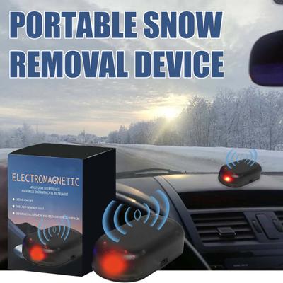 3Pcs Car Defroster Electromagnetic Snow Removal Device Efficient Mini Portable Vehicle Microwave
