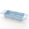 New Adjustable Dish Drainer Sink Drain Basket Washing Vegetable Fruit Plastic Drain Rack Kitchen Accessories