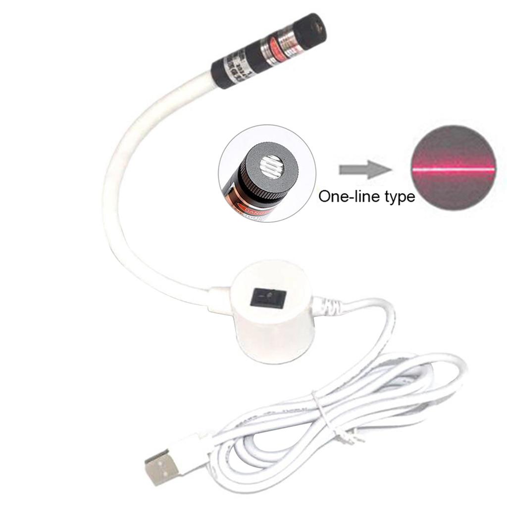 Sewing Vision Guide Light Positioning Beam Quilting Laser Light USB Magnetic Base Line/Cross Cutting Sewing Machine Accessories