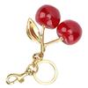 Porte-clés Cerise Pailletée Sac Élégant Femme Mignon Pendentif Sac pour Portefeuilles Sacs à Main Porte-clés Voiture