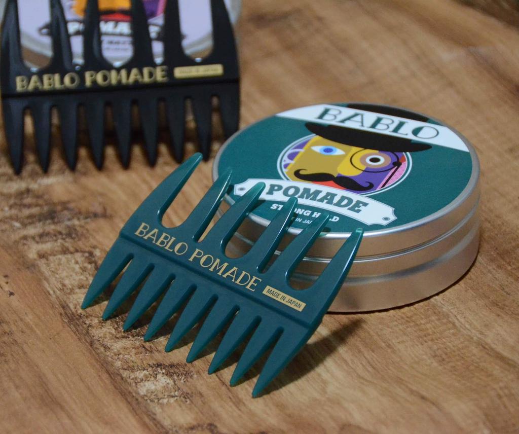 BABLO POMADE Mesh Comb Comb Set for Barber Shop (Green) - Men, Arame,