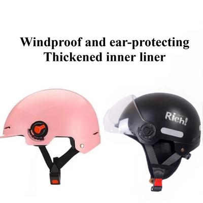 Bicycle Helmet Inner Lining and Padding, Warm, Windproof and Cold-proof Inner Lining, Detachable Ear Protection Accessories