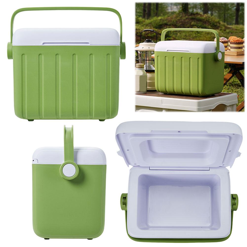 5/6L Portable Outdoor Incubator Large Capacity Food Storage Box Cooler Ice Bottle Cooler Mini Fridge Camping Refrigerator