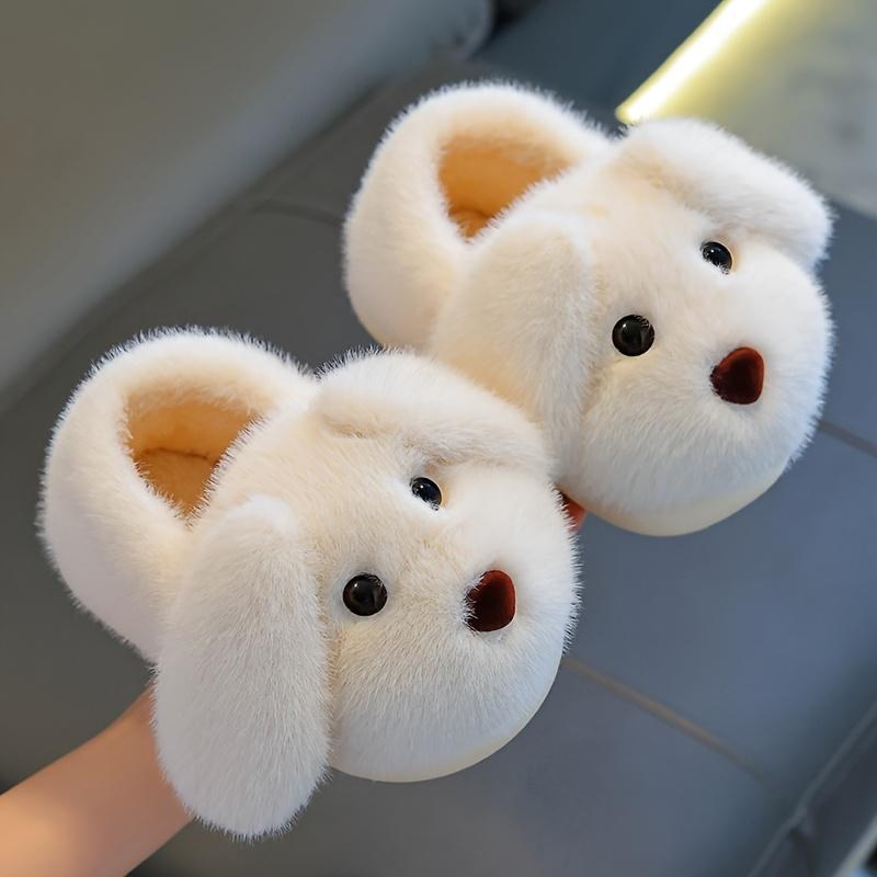 Children's Slippers for Boys, Winter Cartoon Cute Non-Slip Indoor Soft-Soled Baby Slippers