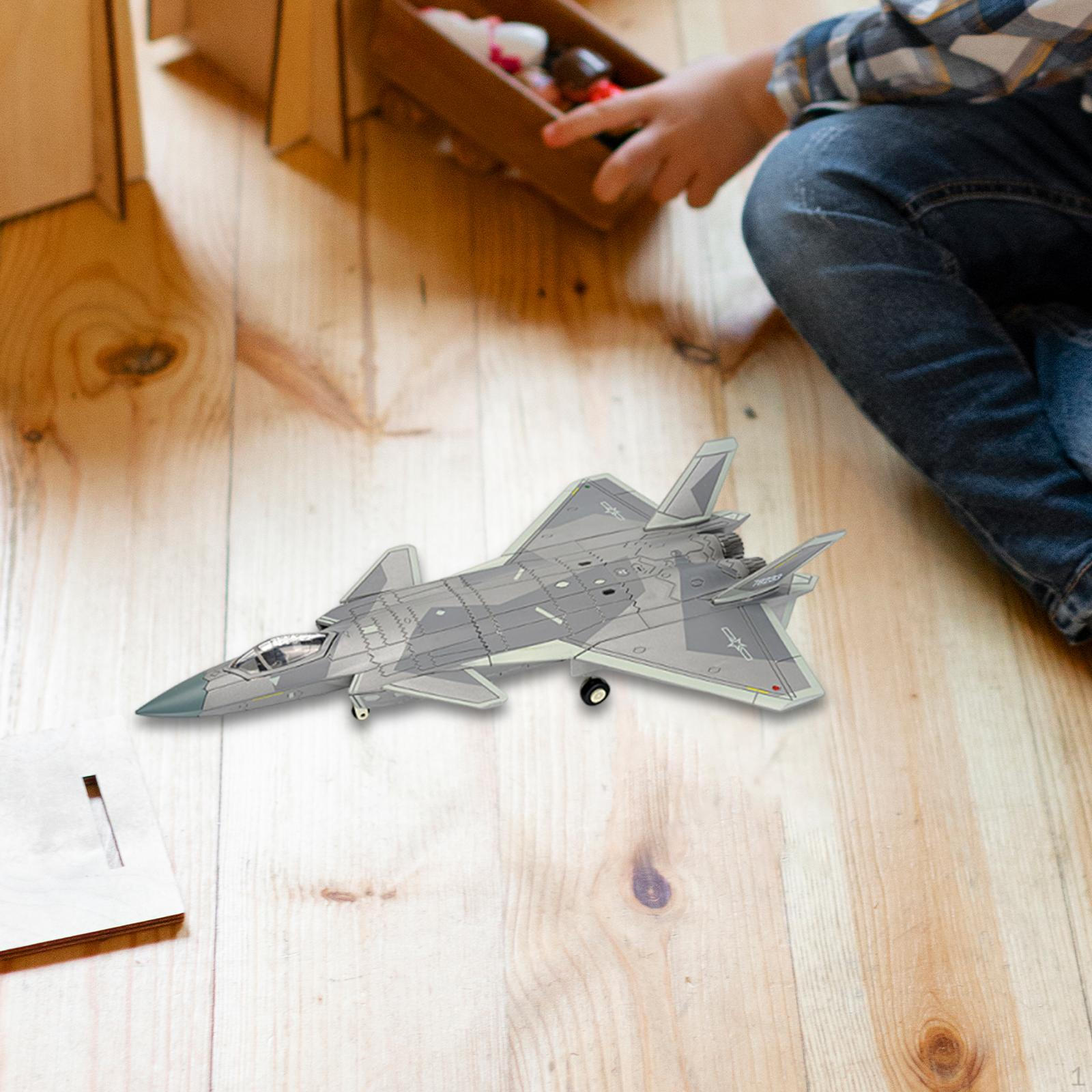 

1/72 Scale Airplane Model Kit Puzzle Assembly Creative Interactive DIY Game Suitable for Style A
