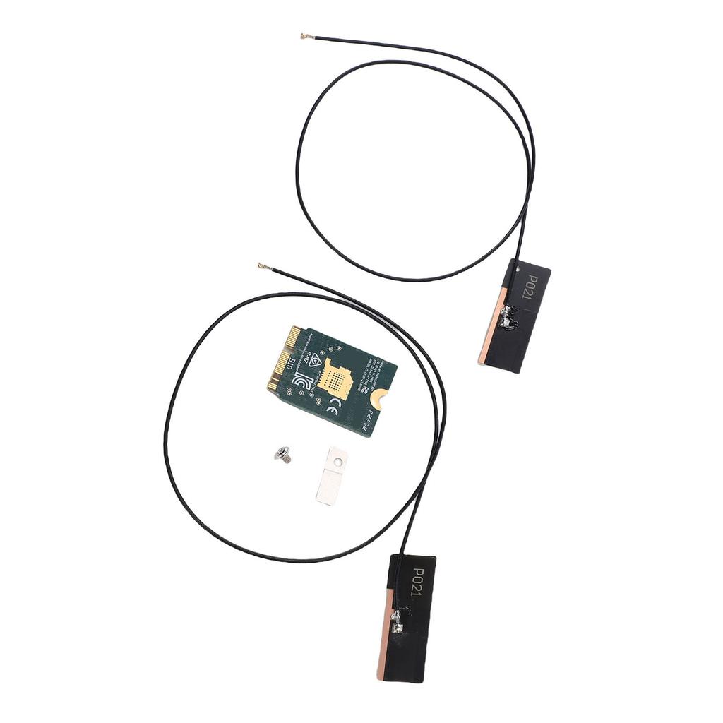 WiFi 6E Wireless Card M.2 NGFF 2.4GHz 5GHz 6GHz Triple Band 4200Mbps Laptop Wireless Card with Dual 8dBi Antenna