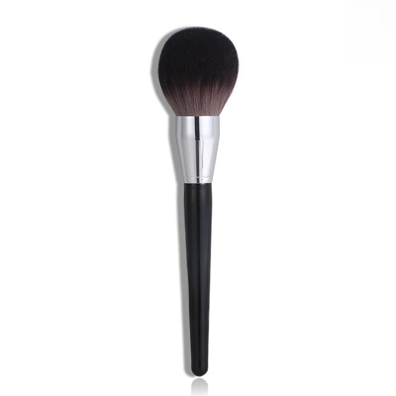 Silk Family Makeup Brush Set: Contour, Loose Powder, Blush, Blending, Eyebrow, Eye & Nose Shadow Brushes.