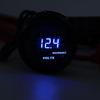 2in 52mm Car Voltage Meter Digital Black Shell Digital Display Voltage Gauge 12V
