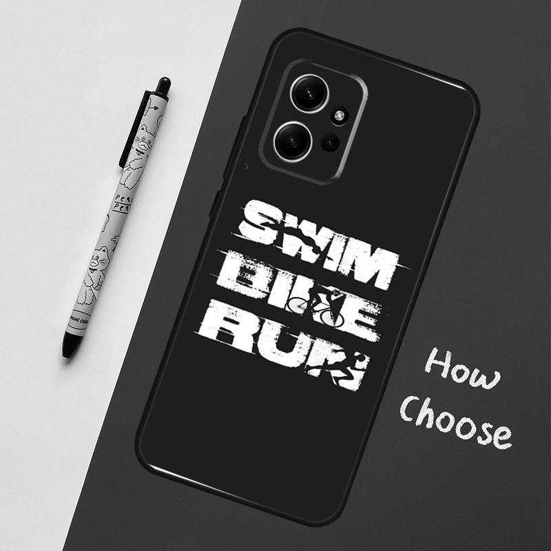 Triathlon Tri Life Schwimmen Radfahren Laufen Für Xiaomi Redmi Note 12S 11S 10S 9S Note 12 8 9 10 11 Pro Handyhülle Für Redmi 12 9 C 10C