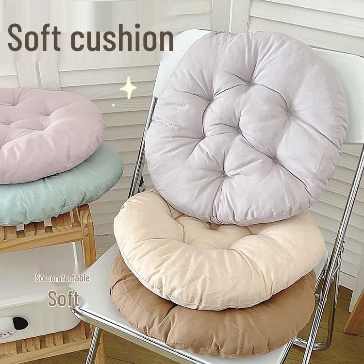 Soft Fluffy Seat Cushion for Dorm, Home & Office - Thickened, Non-Slip, Back & Waist Support