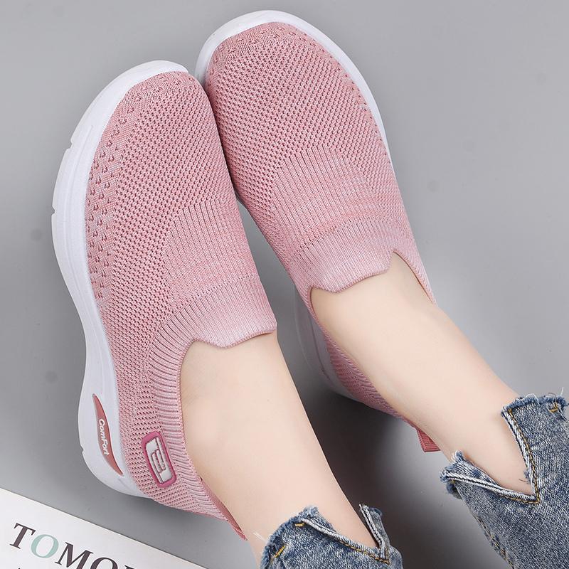 Damen Schuhtrend Frühling Damen Slipper Ballerinas Slip-On Damen Plateau Sportschuhe Lässige Sneaker Tennis Damenschuhe