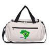 Fitness Bag Yoga Sports Waterproof Multifunctional Adjustable Shoulder Strap for Outdoor Football Bags Brazil Flag Printed Bags