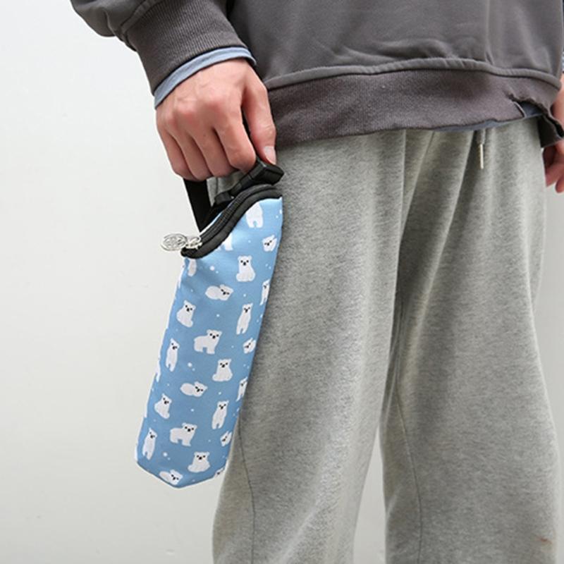 Baby Kinderwagen Flaschentasche Elektrofahrzeug Wasserbecherbeutel Outdoor Praktische Babyflaschen-Isoliertasche Organizer