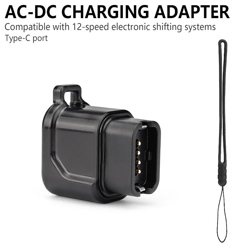 

Compact Portable Fast USB-C Bike Charger Adapter for Shimano 12S Di2 Electronic Derailleur R9200 R8100 R7150 Cycling Accessory чёрный