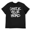 Check Your Head T-Shirt Boys Animal Print Heavyweights Fruit of the Loom Mens T Shirts