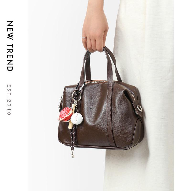 Genuine Leather Women's Bag Large Capacity Mother's Bag Crossbody Bag High-end Handbag