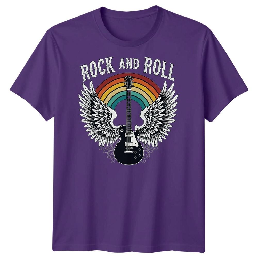 Guitar Heaven Rock N Roll Music Heavy Metal Unisexs Tshirt Tee Top