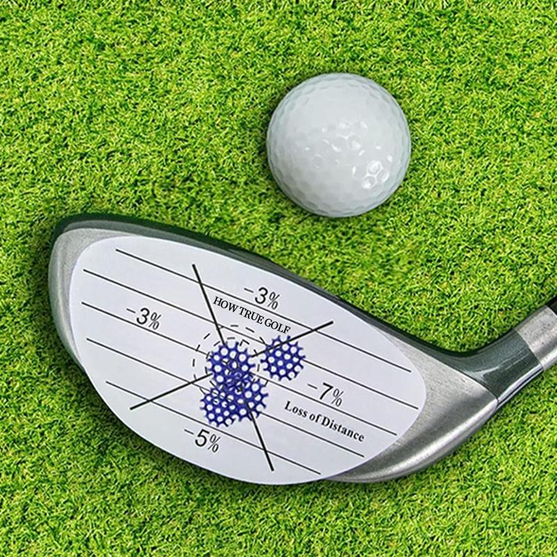 20PC Golf Impact Tape Set Golf Club Impact Stickers for Irons Wood Putters Useful Training Aid Improve Swing Accuracy 5