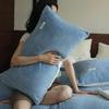 2PCS Modern 48x74cm Milk Velvet Pillowcase Soft Breathable Pillowcase Cover Comfortable Solid Color Pillow Case Bedroom Decor