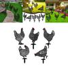 Hühnerstatuen Kunst Hinterhof Rasenstecker Henne Hofdeko Gartendeko Ornament