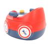 Children Multifunctional Toilets Cute Car Shape Portable Durable PU Cushion Baby Potty for Home Red