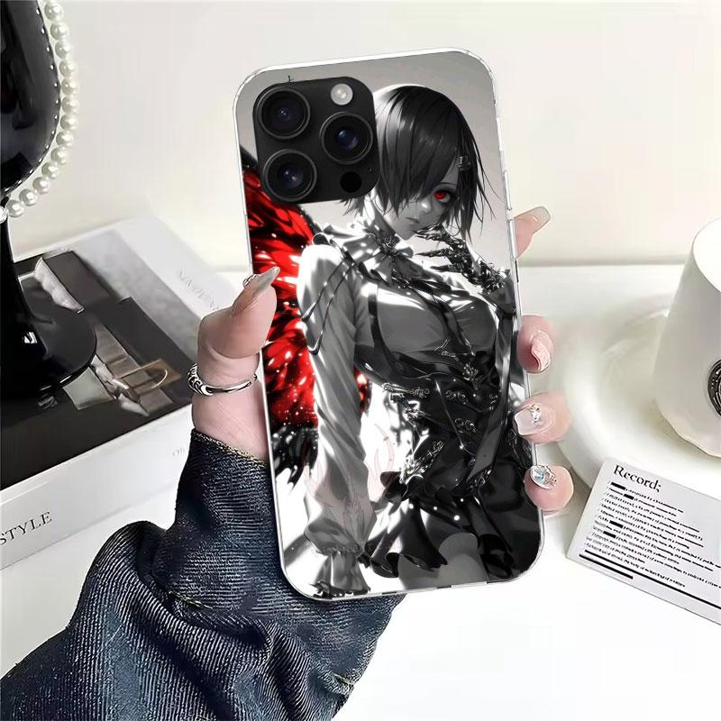 G-Ghoul Tokyo Touka Kirishima Soft Phone Case For IPhone 11 17 Air 16E 16 Pro Max 15 + 14 Plus 13 Mini 12 Apple 7 SE 8 Fundas Co
