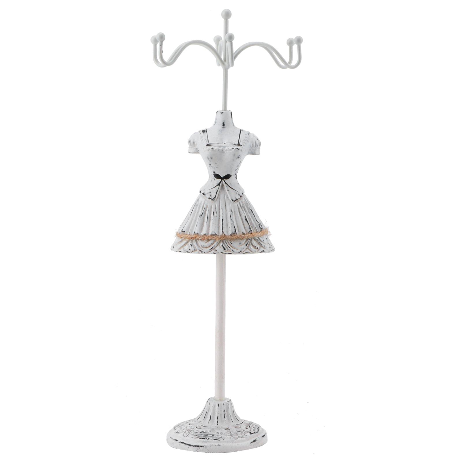 

Подставка для украшений, дисплей, держатель для ожерелий и серег, хранение, полирезиновая подставка для куклы со съемным кронштейном, серый 3