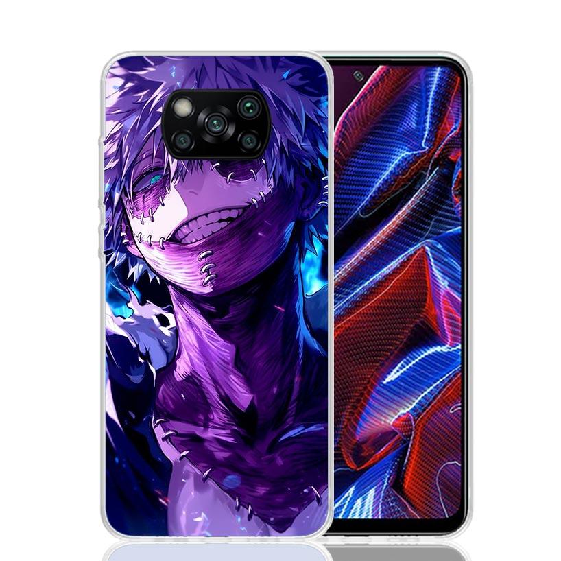 Dabi MHA My Hero A-Academy Phone Case For Xiaomi Poco X7 X6 X5 Pro F7 Ultra Redmi 15C 15 13 13C 12 12C 10 10A 10C 9 9A 9C 9T Cov