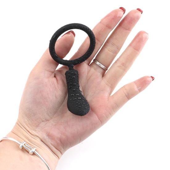 Penis Corrector Semen Locking Skin-friendly Silicone Delay Ejaculation Lock Ring for Male Masturbators