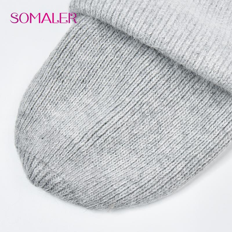 Women's Winter Warm Angora Hat Scarf Set Thick Double Layer Fluffy Rabbit Hair Knit Hat Fashionable Cold Weather Accessories
