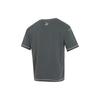 Puma Letter Print Outdoor Sports Breathable Casual Round Neck Short Sleeve T-Shirt Unisex Tops Gray-Green 626857-80